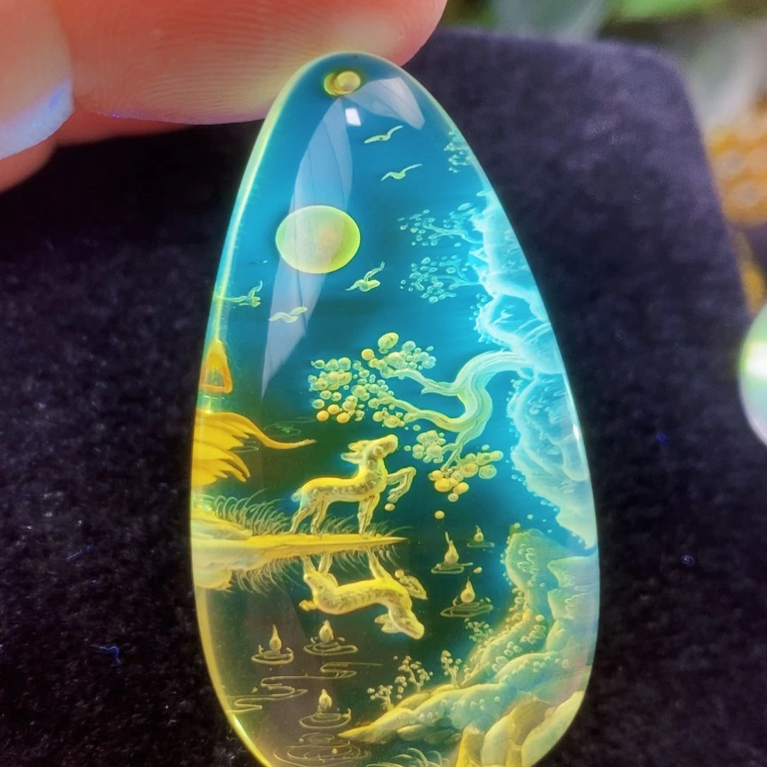 【闪购商品】金珀吊坠(不含链)未镶嵌