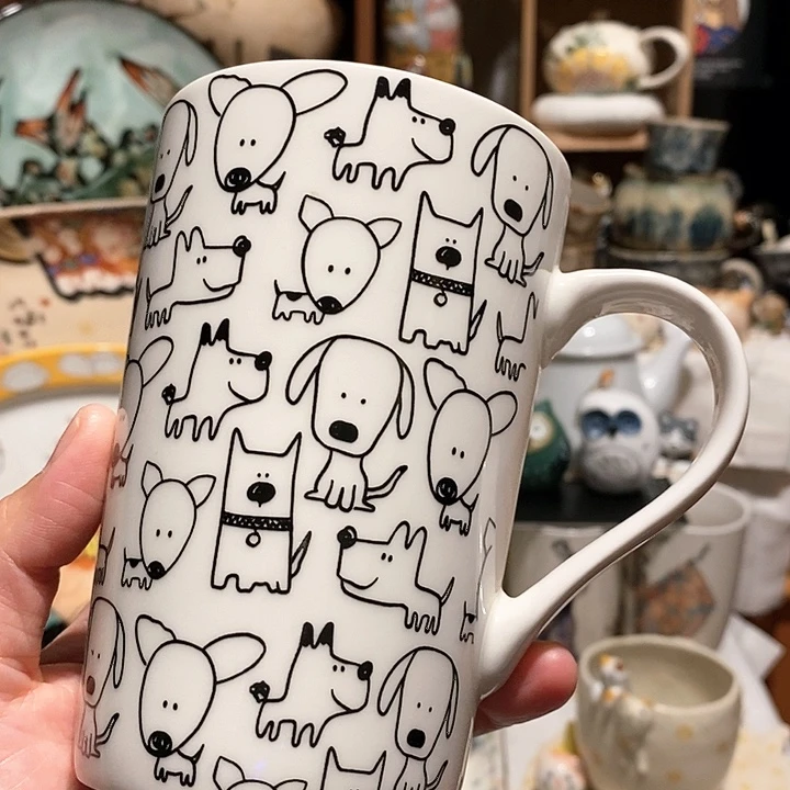 搪瓷大号马克杯………