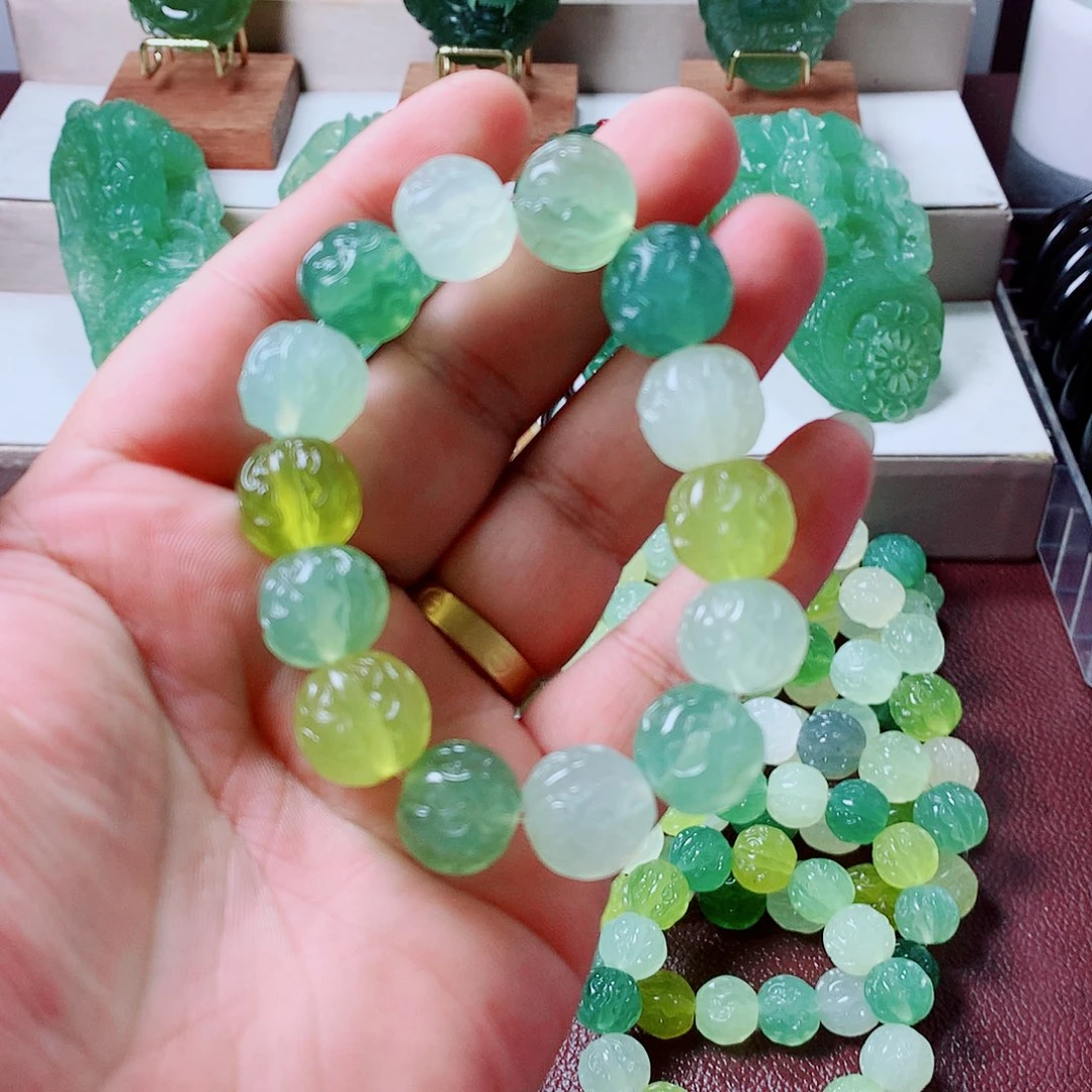 蛇纹石玉未镶嵌手串