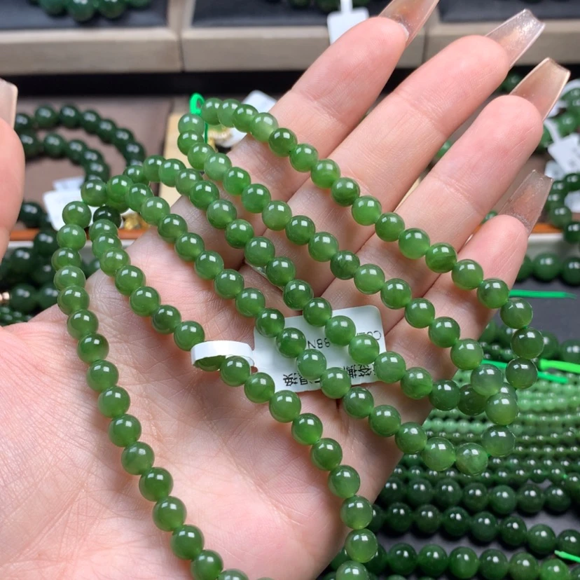 【闪购商品】和田玉（碧玉）颈饰未镶嵌6m