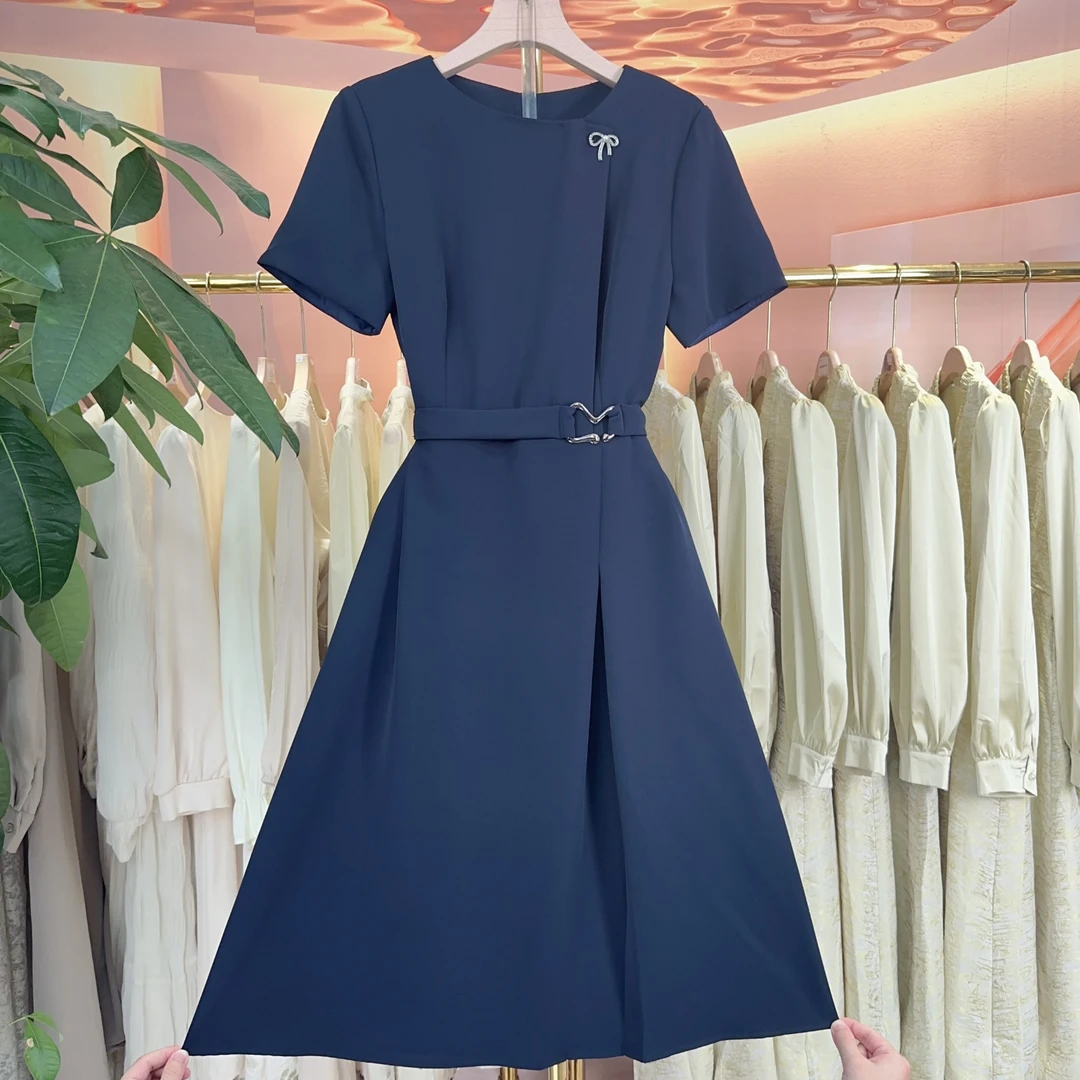 【RG1268】2025年春装新款时尚气质百搭减龄显瘦新款女装连衣裙