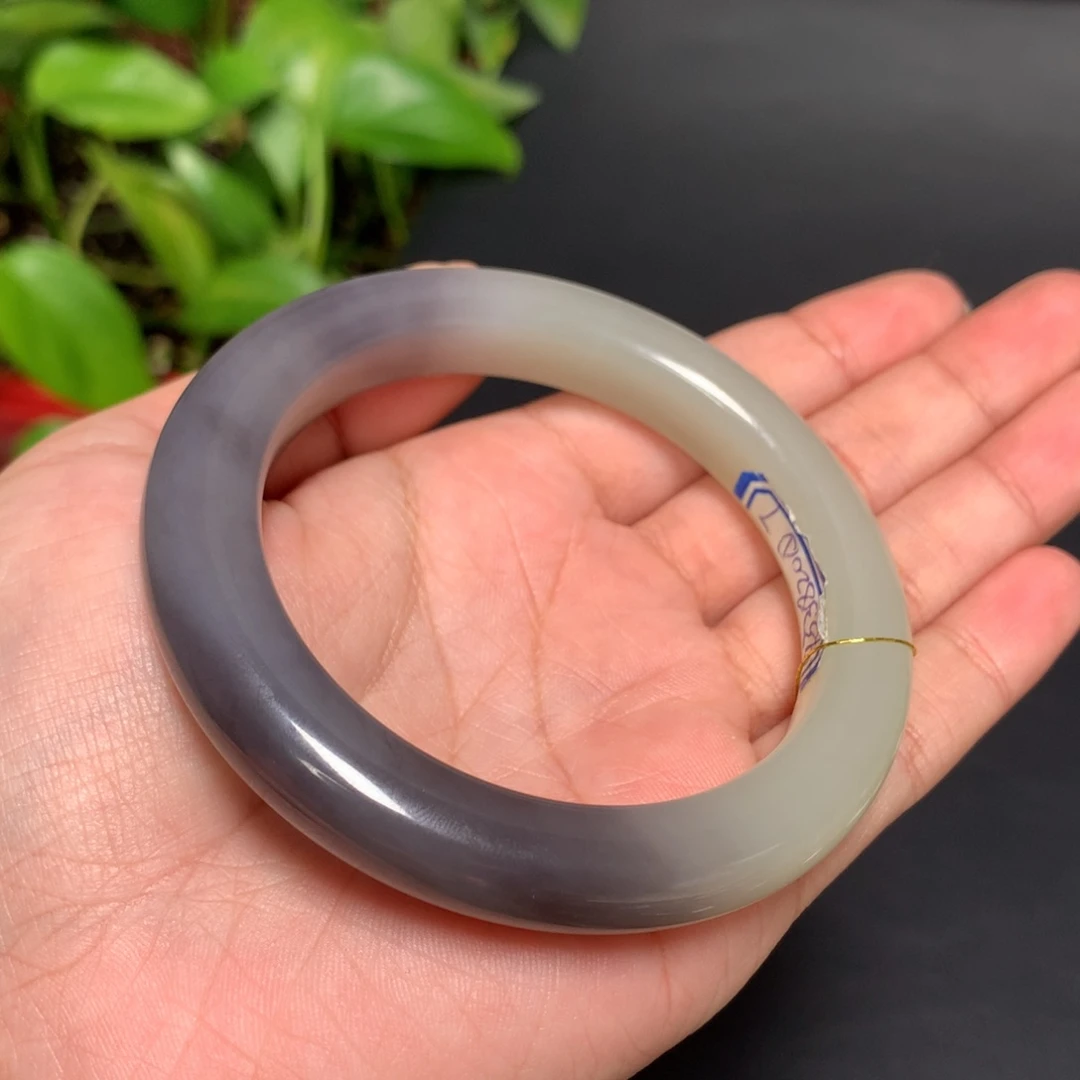 和田玉手镯未镶嵌58