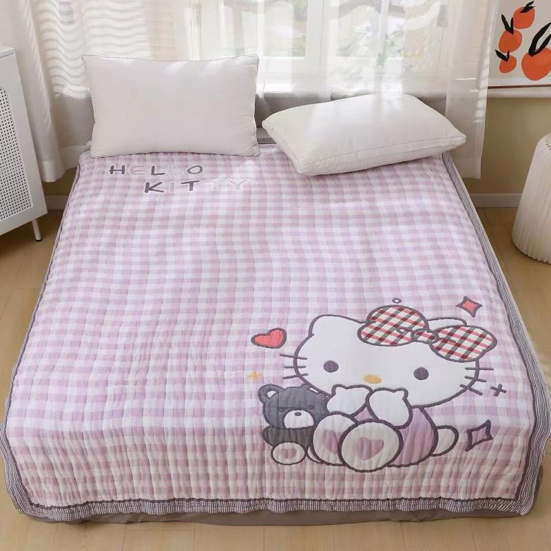 玩偶kt 150*200泡芙被升级多层柔软亲肤透气加厚双面