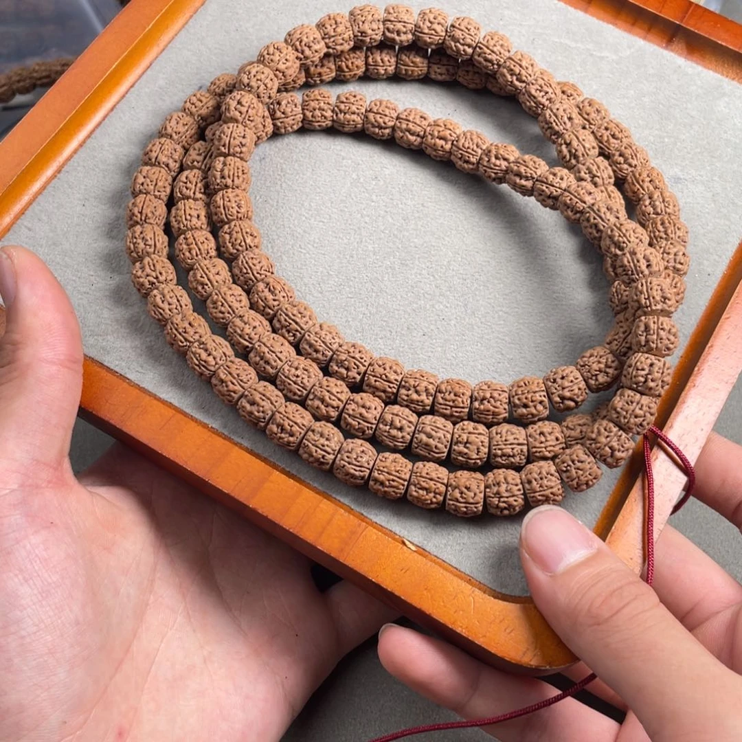 奇***点金刚菩提吊坠藏切魔丸108尺寸11