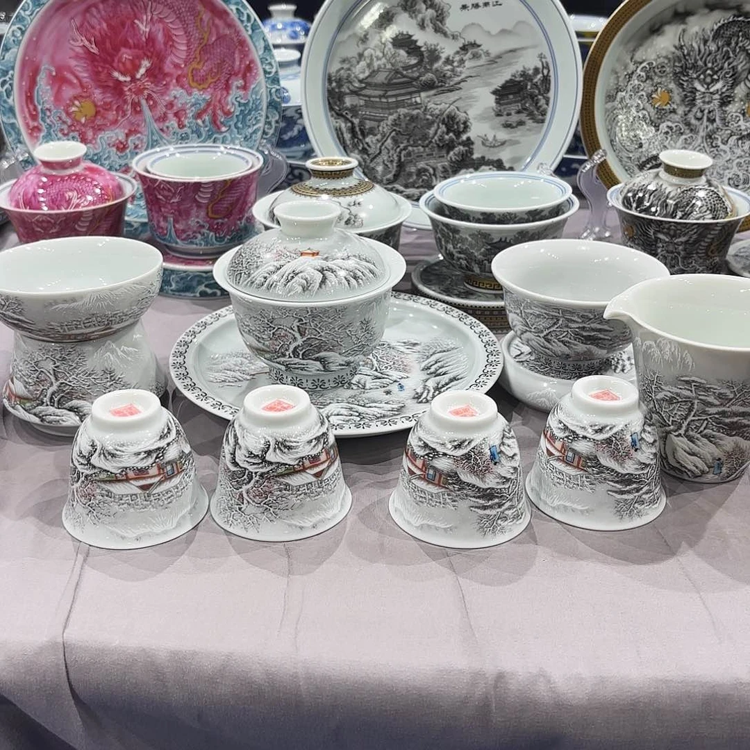 瓷片景德镇的艺术半手