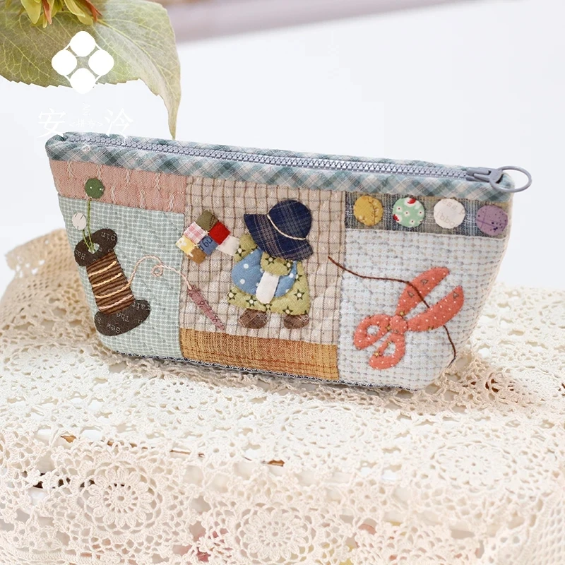 拼布小苏笔袋包包成品