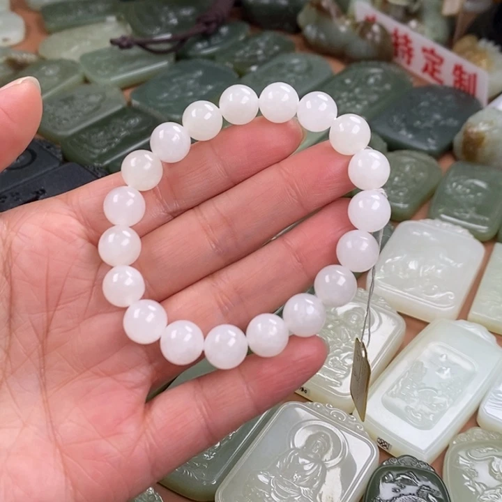 和田玉未镶嵌手链