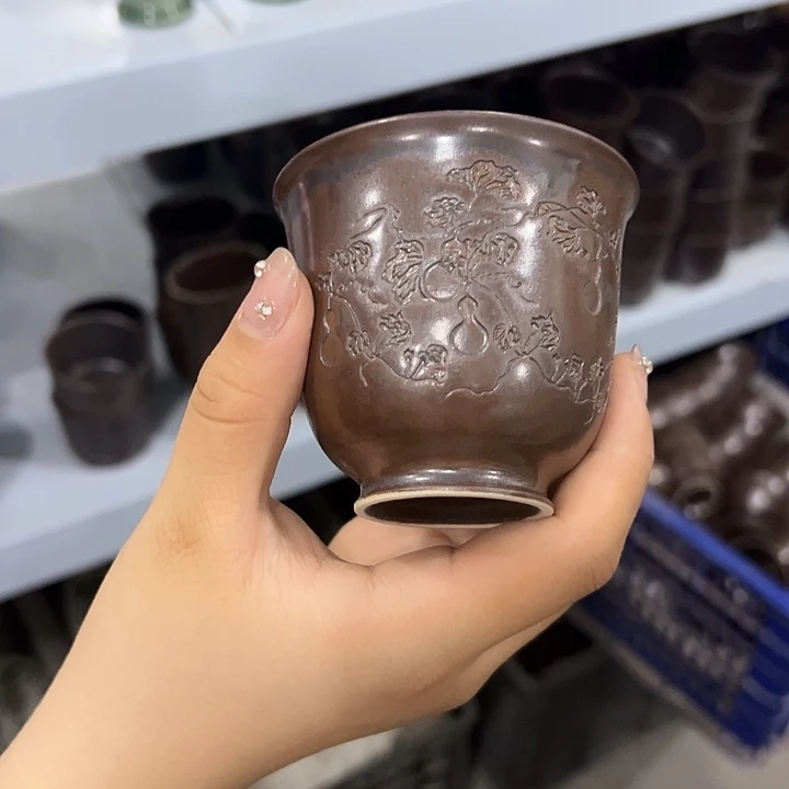 龙泉云间青瓷小米茶器