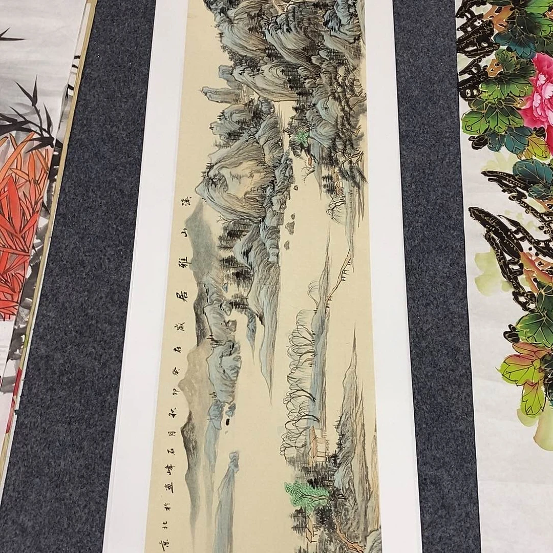国画画画真的画画画