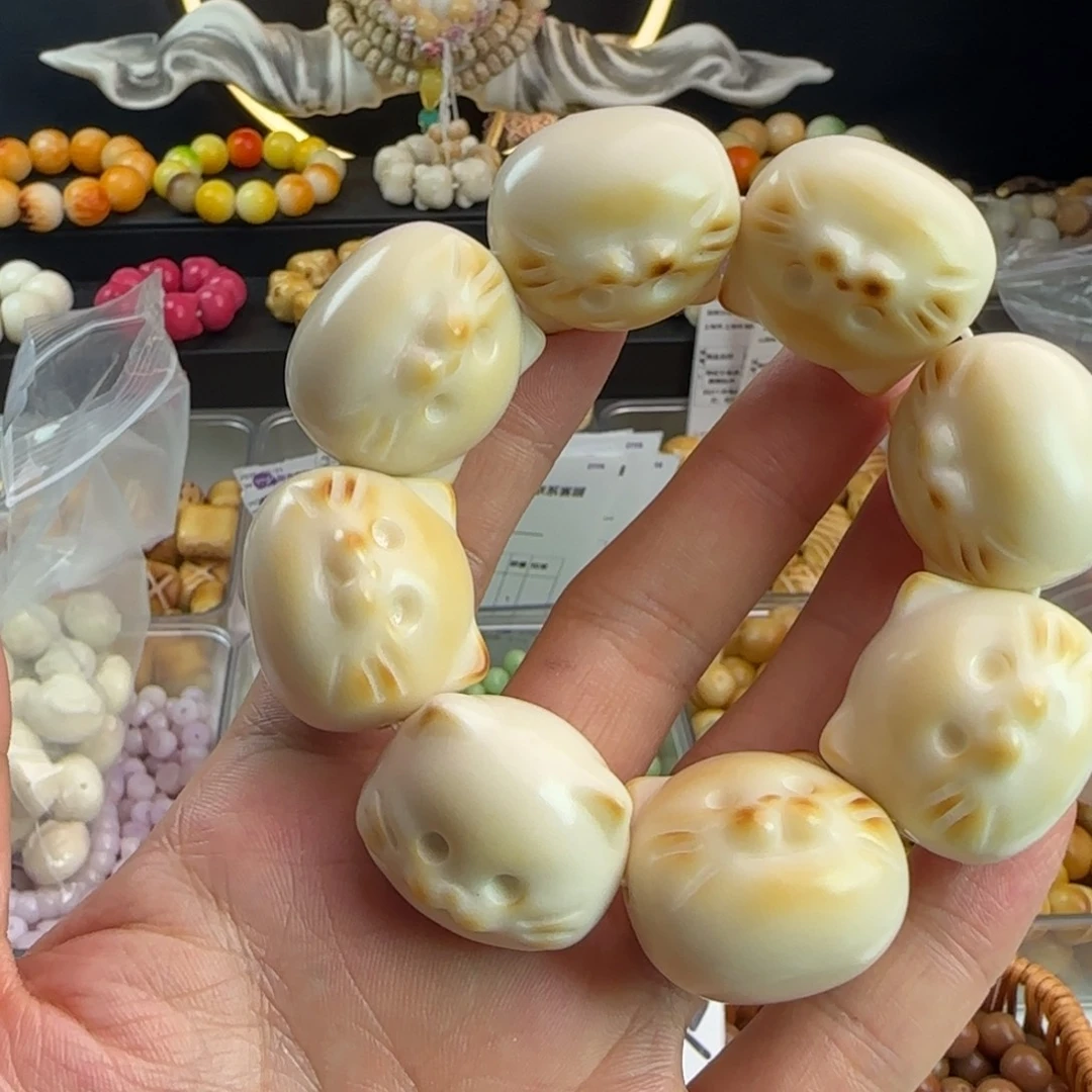 手串菩提根/象牙果微瑕疵卡30炭烤大海豹猫手捻1个