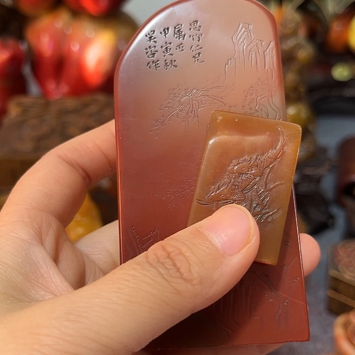 茶***8印石寿山石寿山石印章