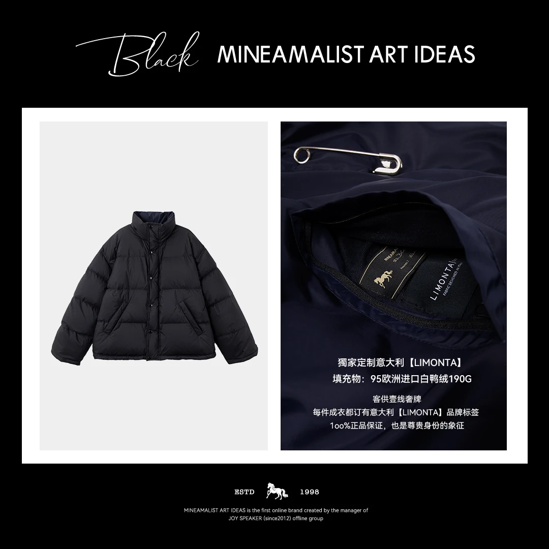【MAIx意大利LIMONTA】黑标欧洲进口800蓬鸭绒两面穿羽绒服2695
