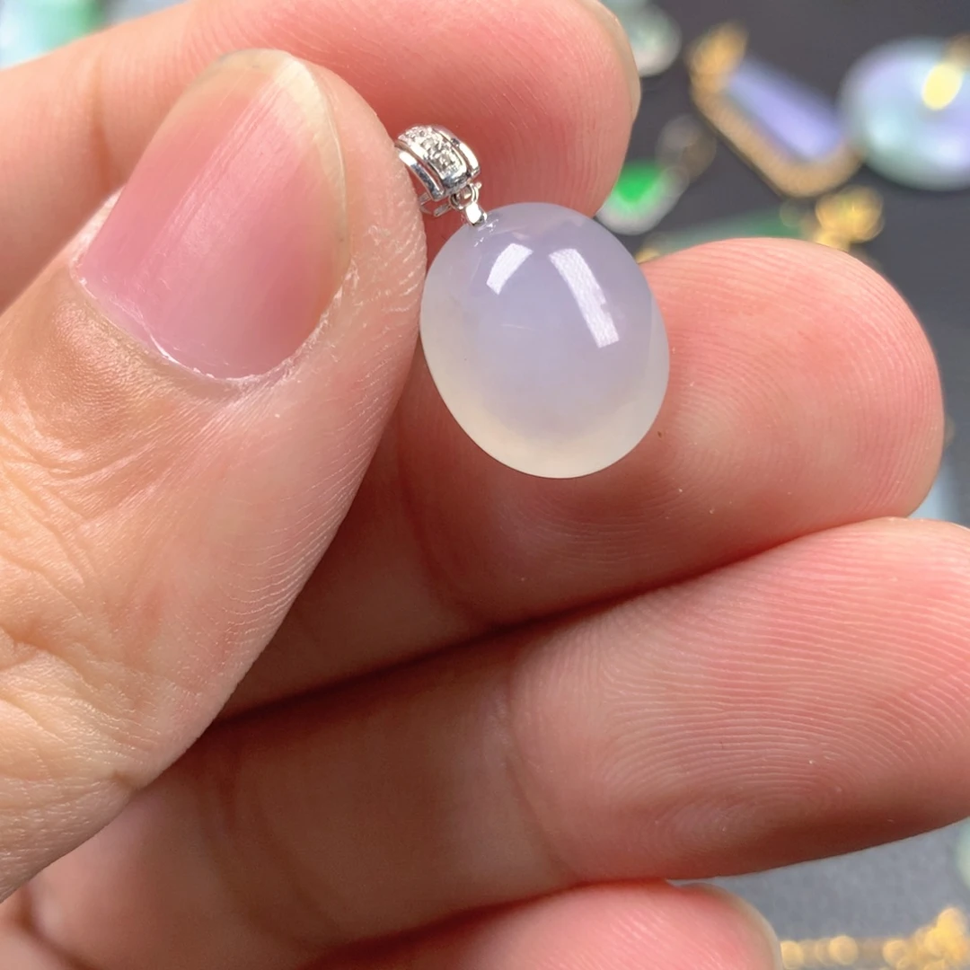 【闪购商品】翡翠18K金镶嵌颈饰翡翠