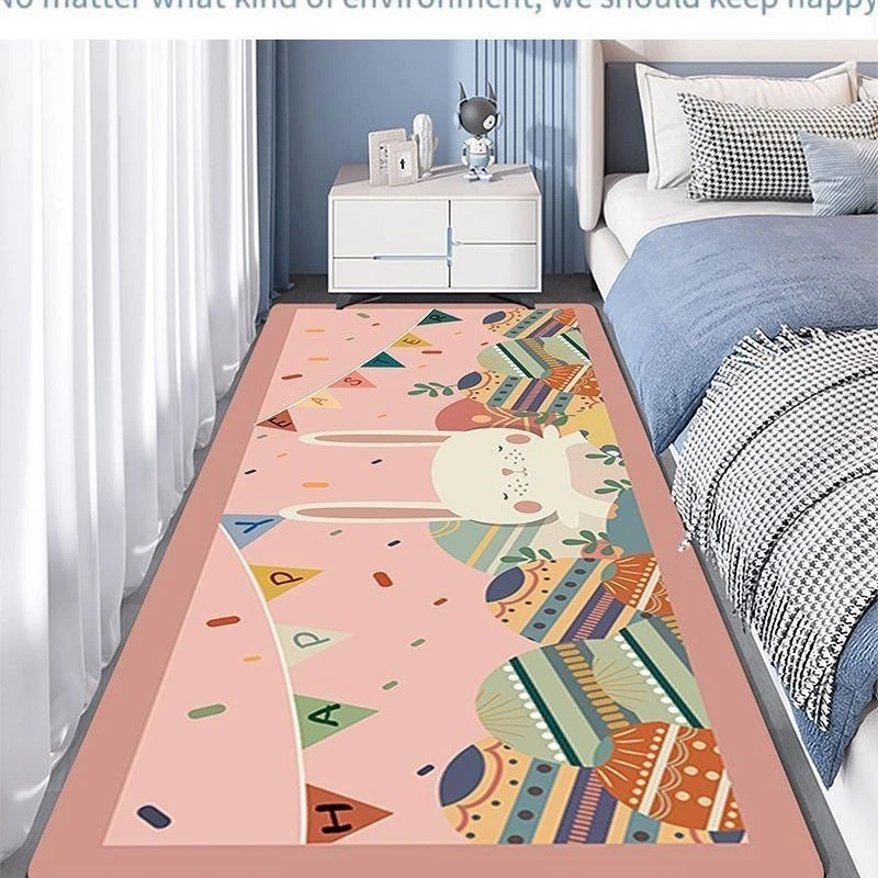 地垫卧室床边毯简约家用卡通茶几沙发垫子榻榻米地毯地毯客厅地毯