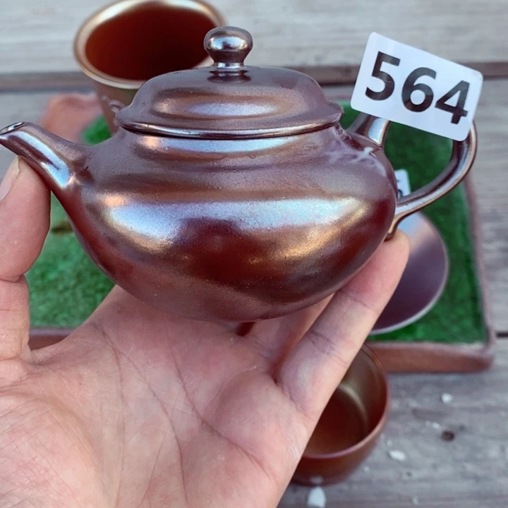 张***。柴烧陶瓷杯子茶具