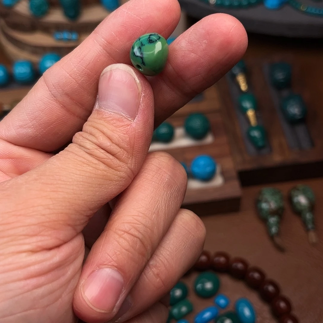 绿松石未镶嵌绿松石手串