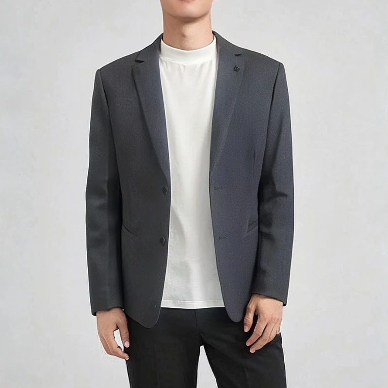 雾霾灰品牌撤柜休闲男士西服商务休闲修身西装外套