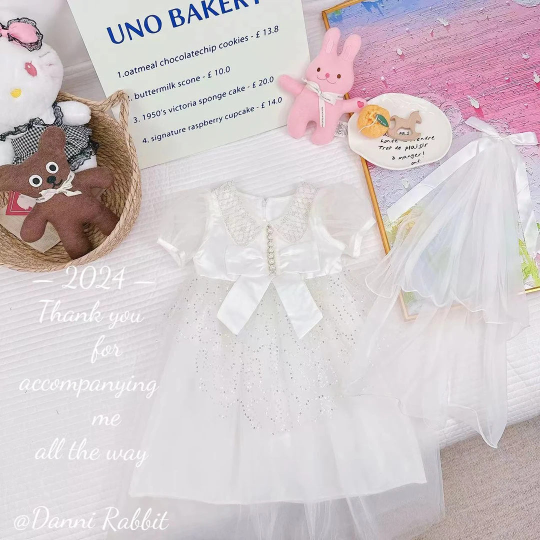 夏季新款洋气时尚公主风女童连衣裙 D-T56