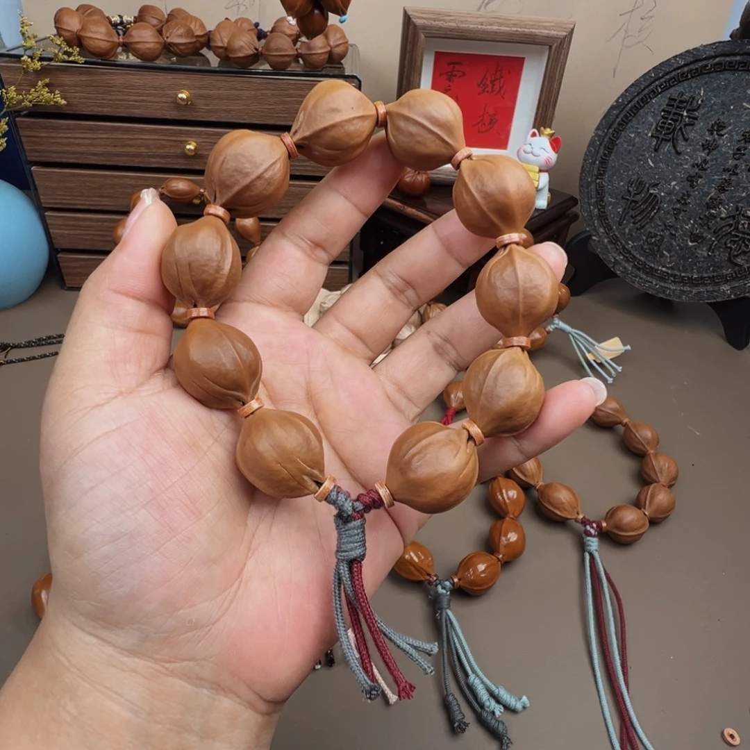 手串橄榄核梅林铁核 19×23 鲨鱼背去霜款