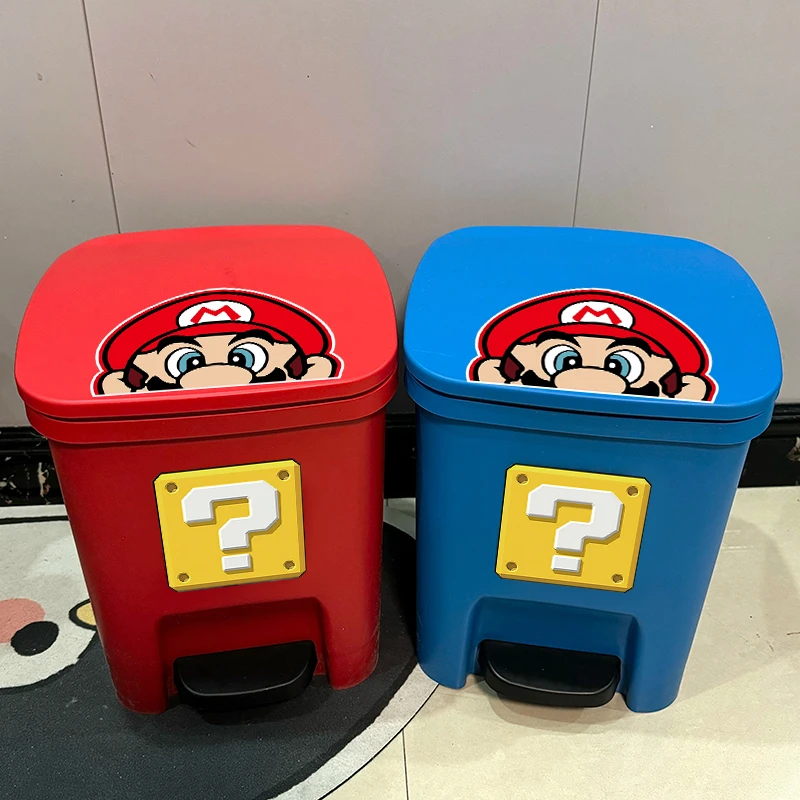 【新疆包邮】垃圾桶家用新款创意卡通高颜值可爱纸篓客厅带盖卫生桶