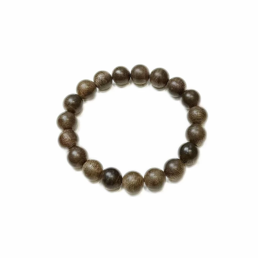 增香沉香木高阶满结油沉香木单圈手串10-11mm G03-01