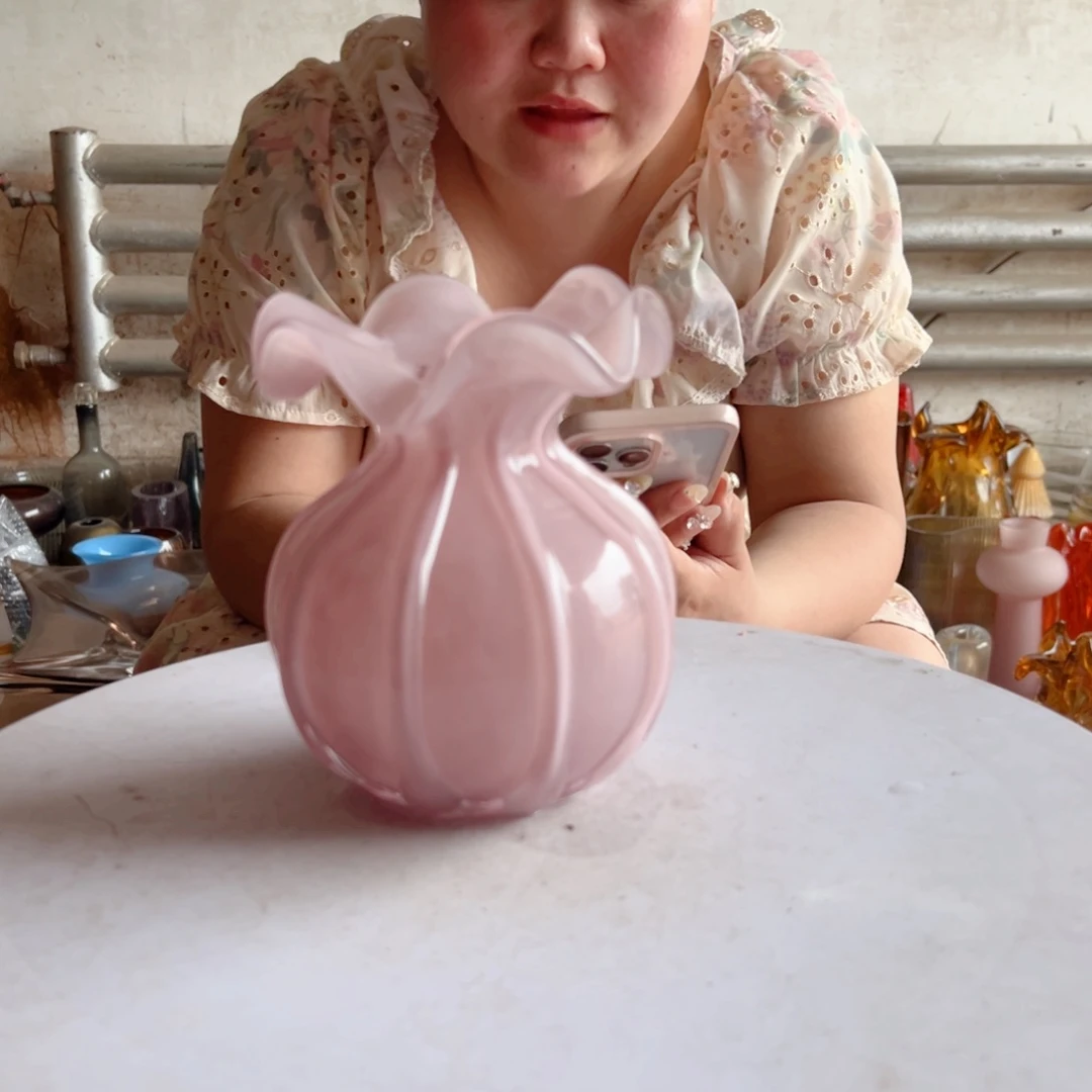粉色钱袋子高度16微瑕