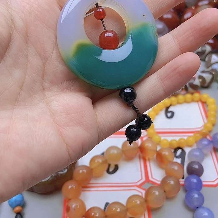 【闪购商品】未镶嵌玛瑙/玉髓珠宝半成品老*