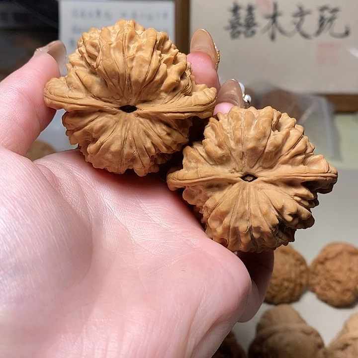 把件文玩核桃52官帽
