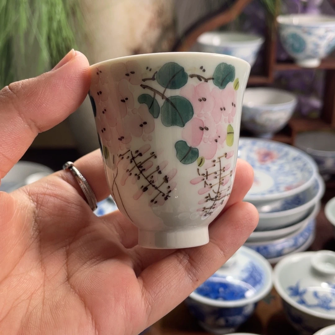 景德镇陶瓷手工手绘杯