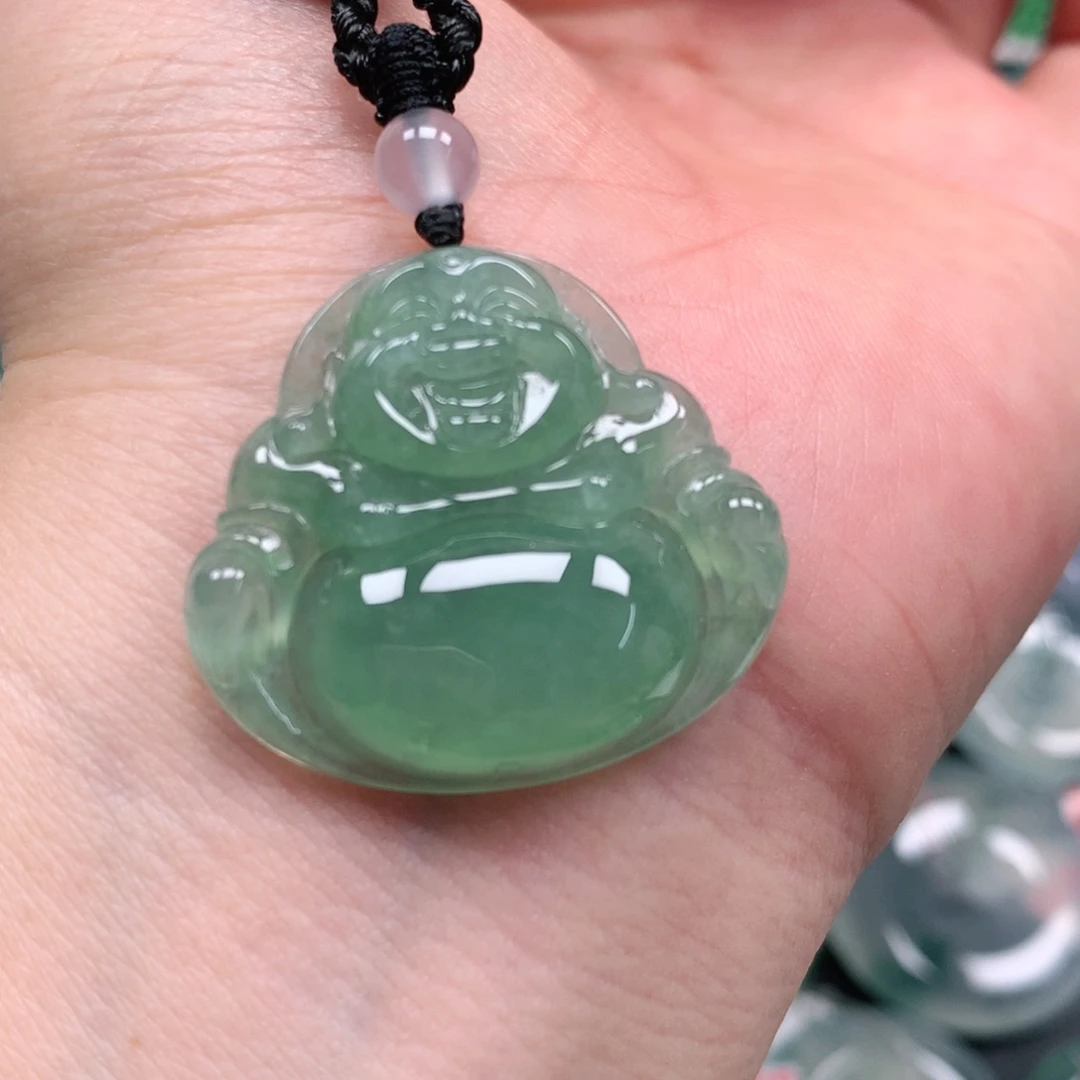 颈饰未镶嵌翡翠天然翡翠