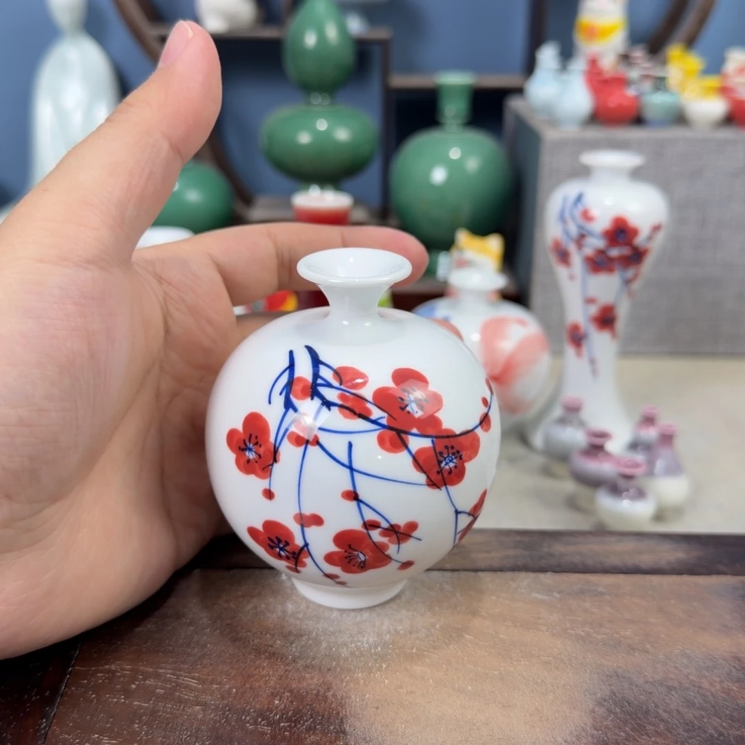陶瓷手工小花器摆件