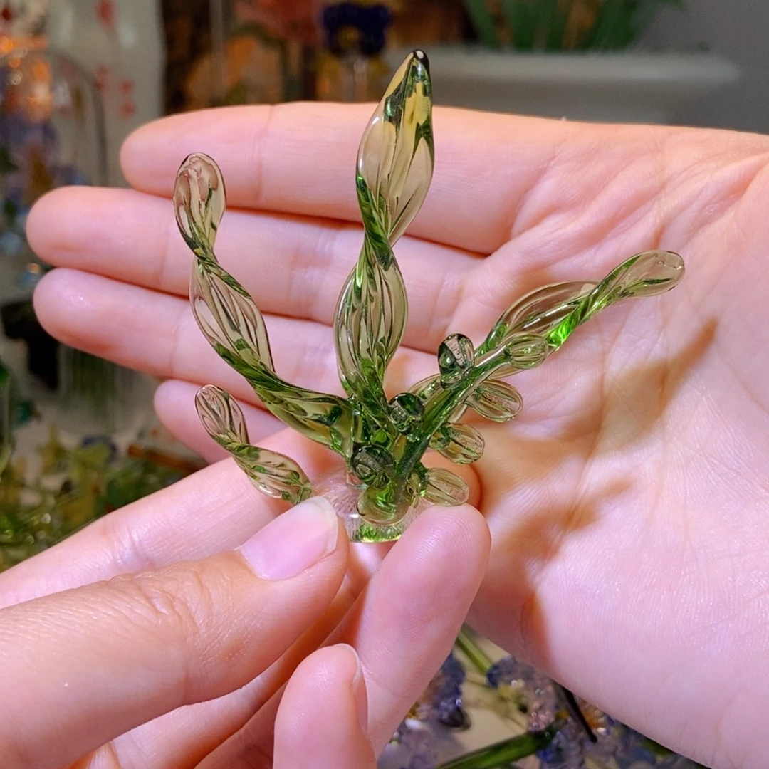 琉璃手工艺品水草