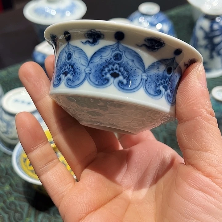 v*?钟家窑孤品青鸟杯