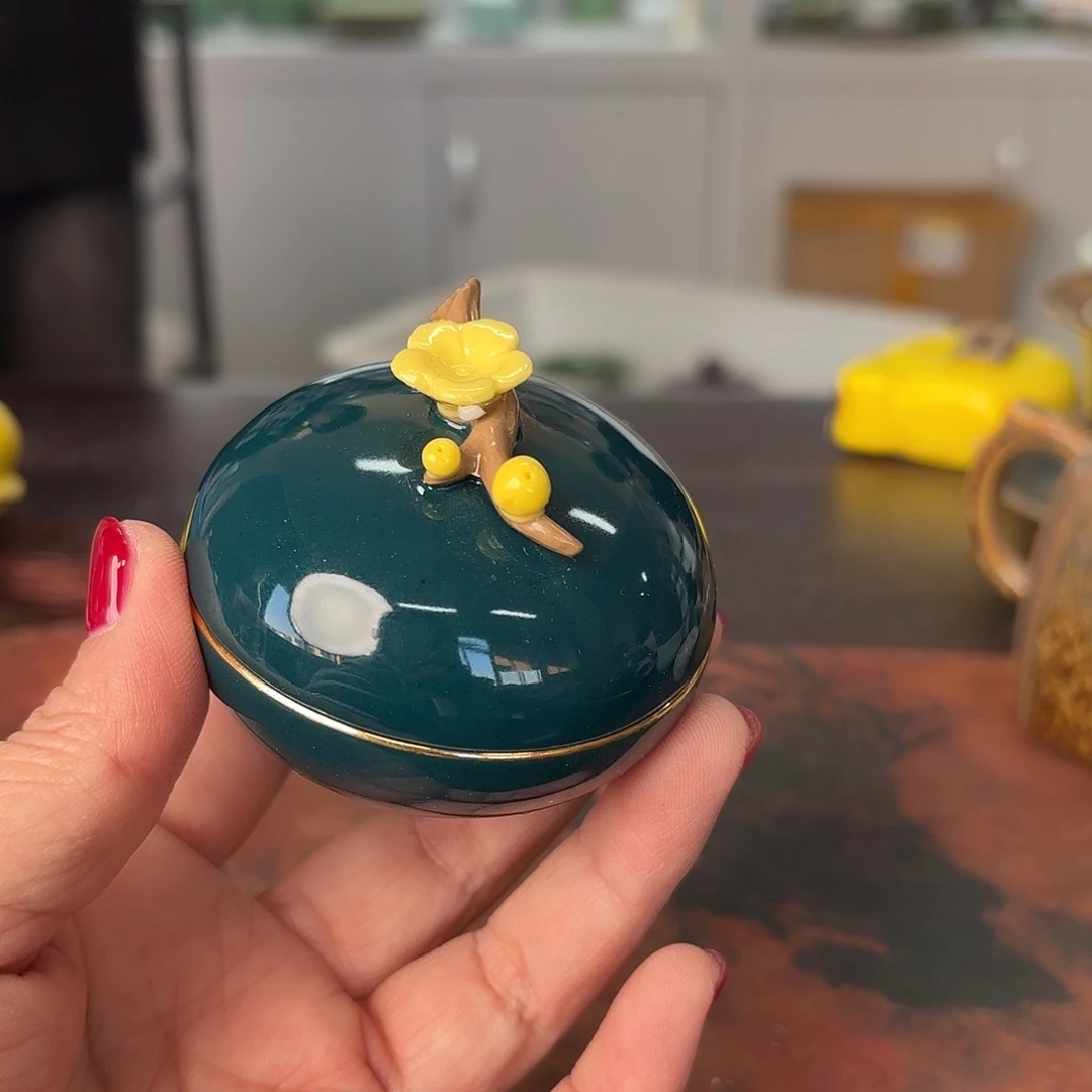 龙泉云间青瓷小米茶器