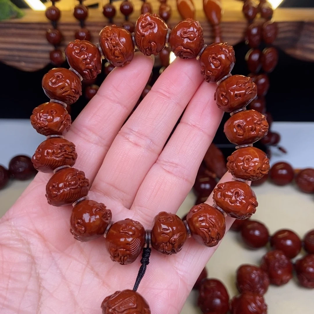 橄榄核吊坠元贞罗汉