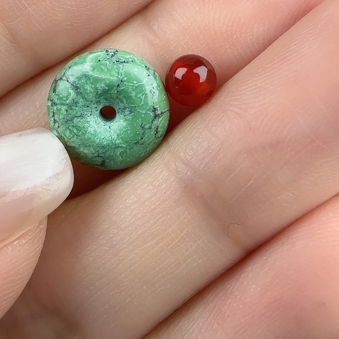 南红玛瑙未镶嵌配饰10.8