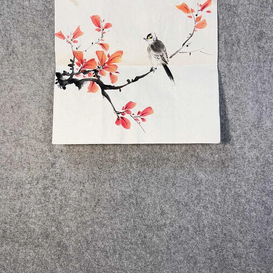国画321 花鸟在此处飞翔也不太
