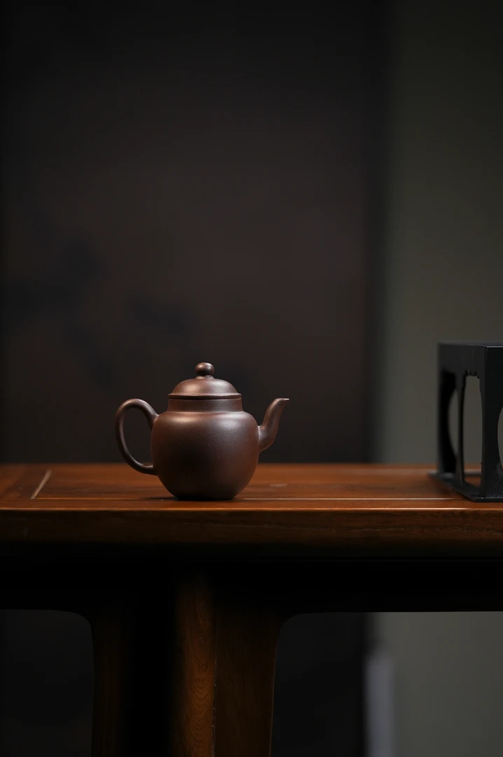 宫灯壶 紫泥 半手工