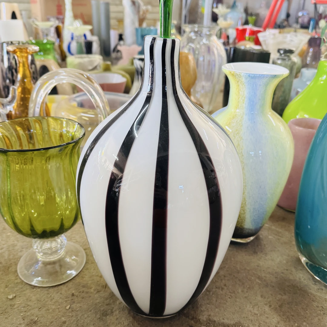 高36口径3气泡不完美黑点花瓶柳线