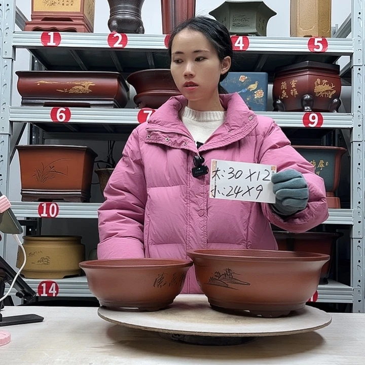 紫砂花盆紫砂花盆