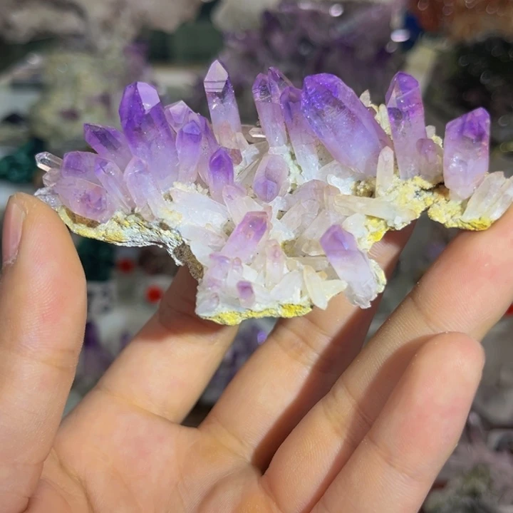 天然水晶家居摆件未镶嵌紫晶