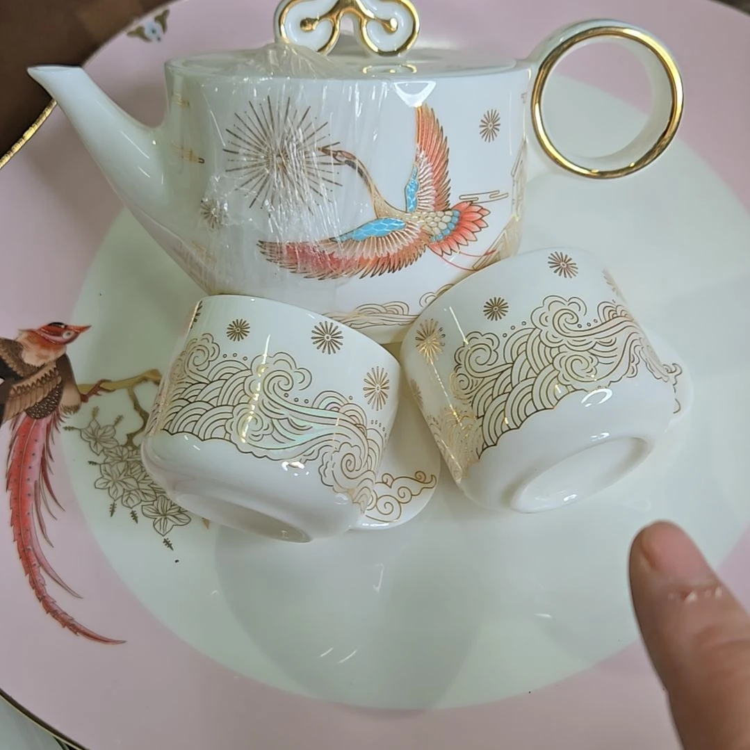 碗微瑕奥维一壶两杯6666666