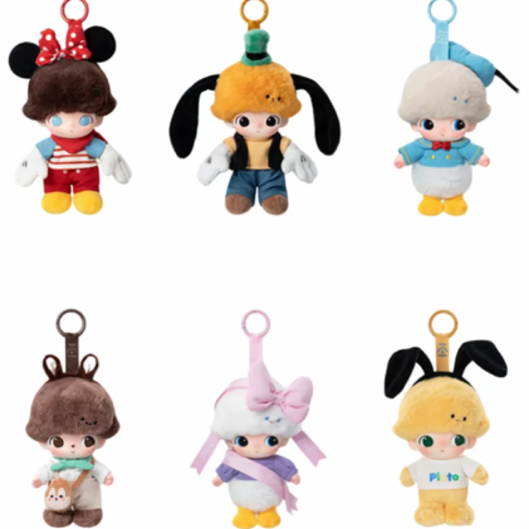 dimoo搪胶系列毛绒钥匙圈