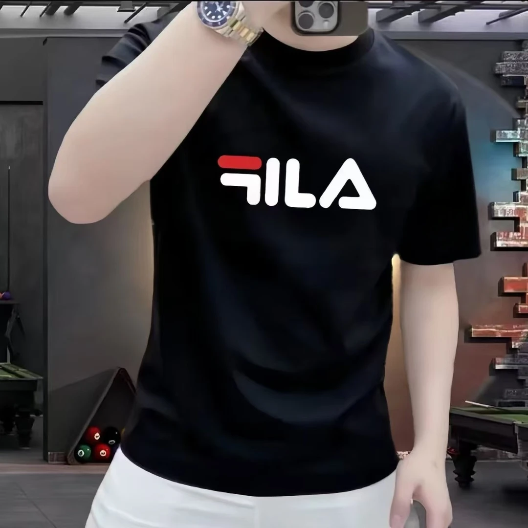 【一折粉丝福利】夏季潮牌男女同款百搭圆领T恤-CVC