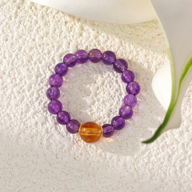 【紫气生米 】紫水晶戒指  （天然珠宝多样性发其一）