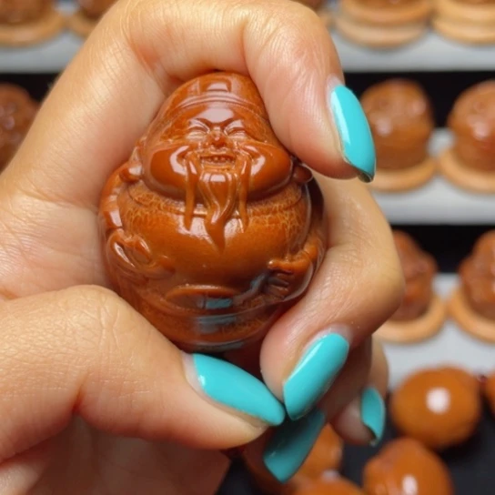 吊坠橄榄核光背财神单子3.2