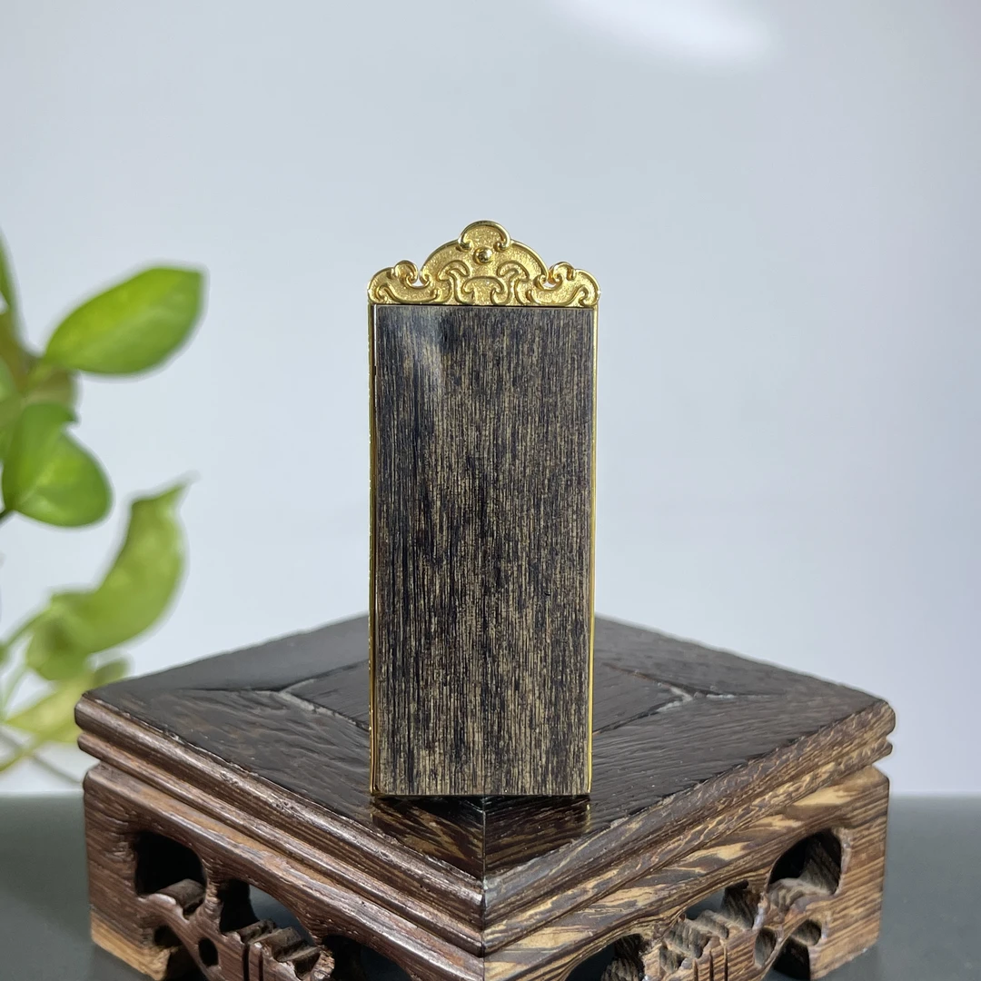 ZYCX-3494 文莱沉水老料18k方牌19.7g 约:65*25*8mm