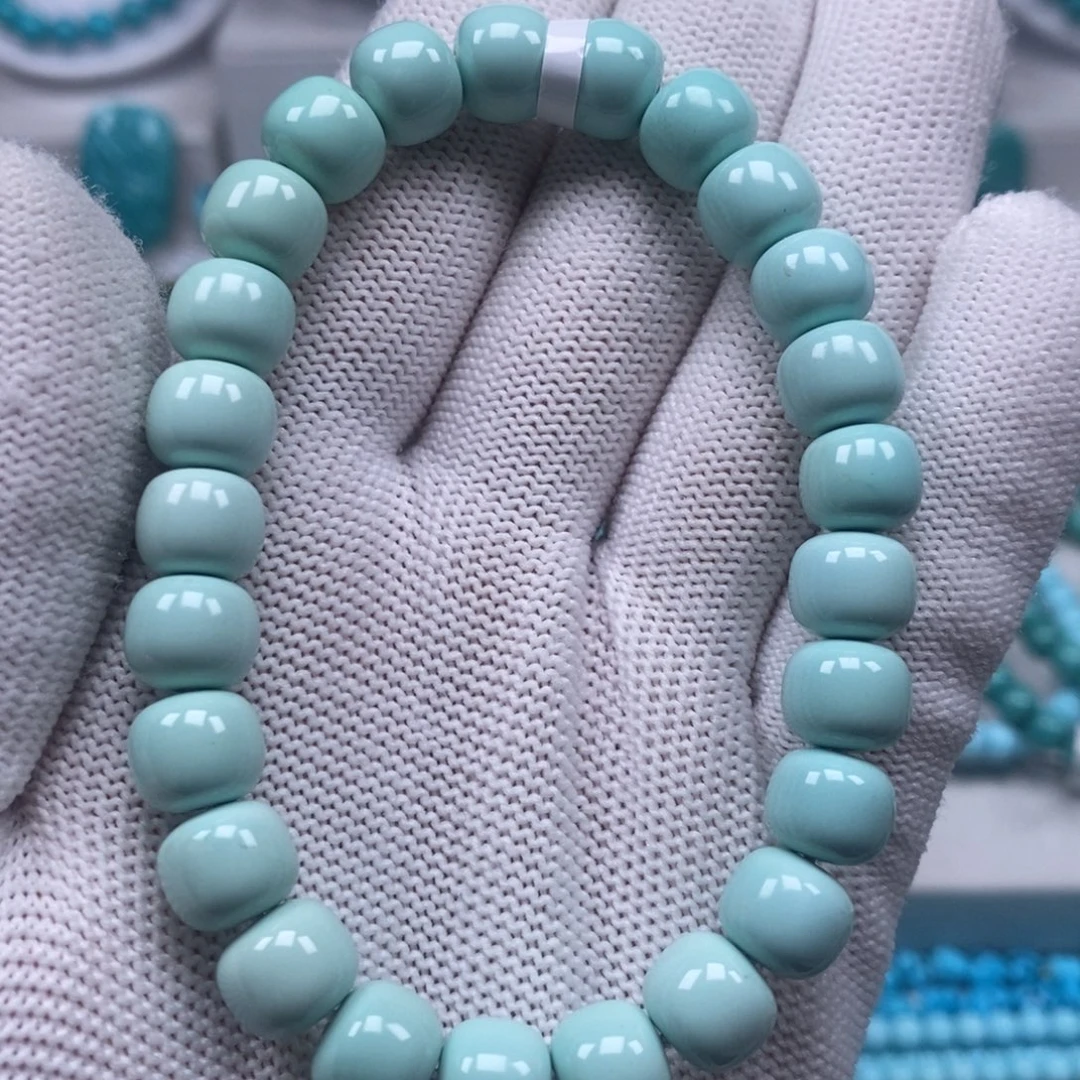 绿松石未镶嵌原矿纯干料绿松石