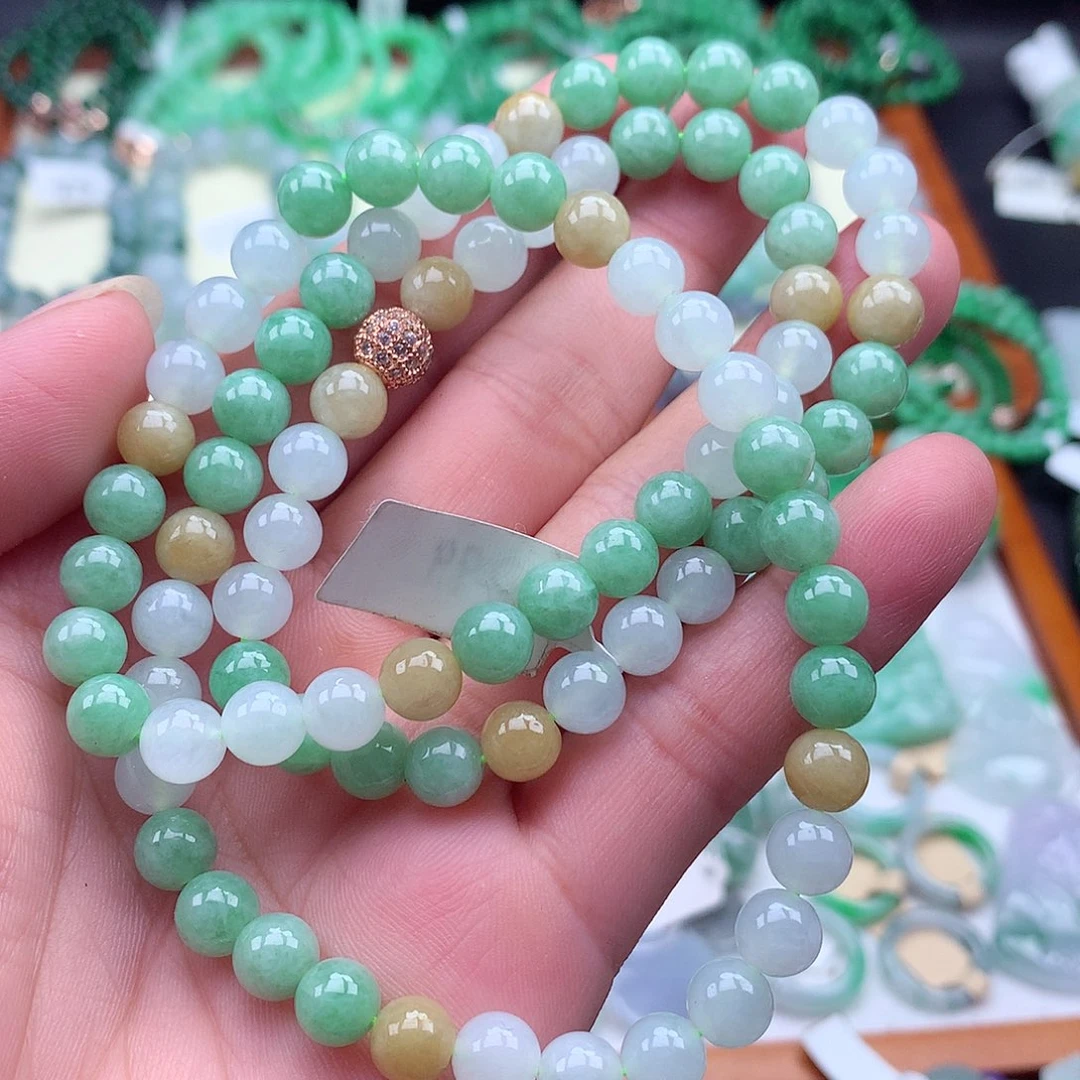 翡翠挂件未镶嵌项链