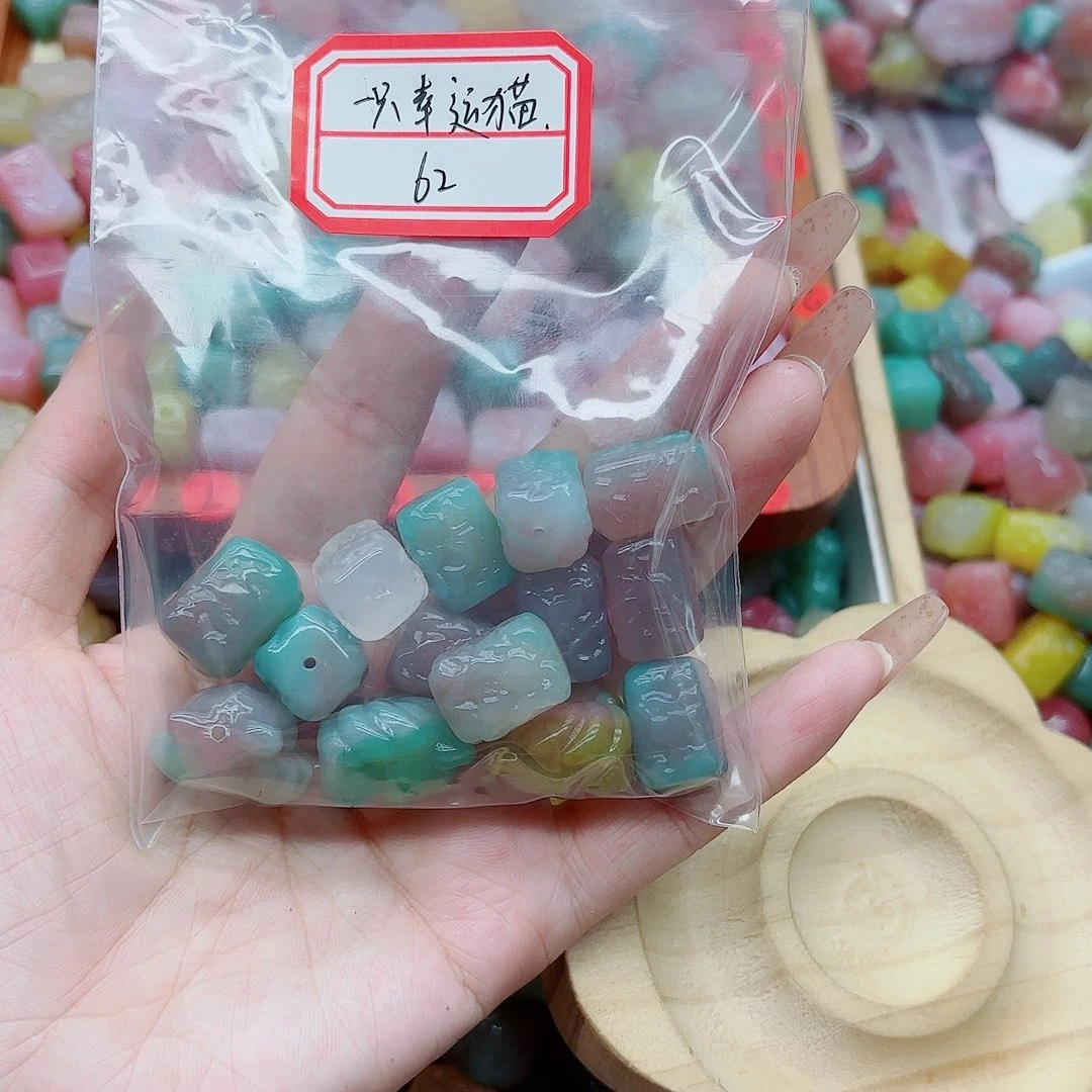 玛瑙/玉髓手链未镶嵌一****?盐源62